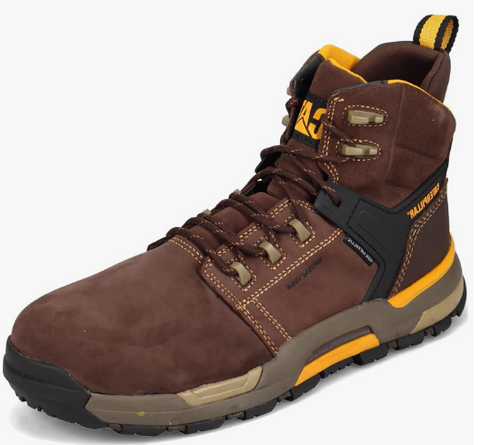 Caterpillar Men's PROVOKE Chocolate MID WP Alloy Toe Work Boot