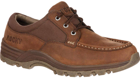 Rocky LAKELAND Mens Work Casual Brown Leather Shoes