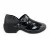 Rocky 4EurSole Women's Nurse Clogs three styles in 1 pair of Shoes Black Marble