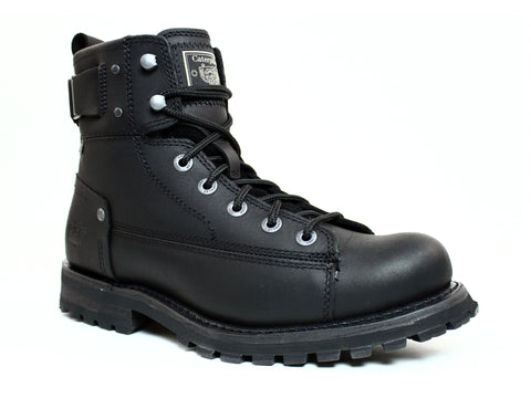 Caterpillar Men's Brent Work Casual Black Leather Boots