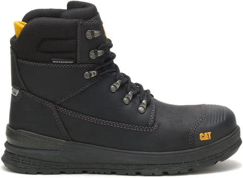 Caterpillar Men's Brent Work Casual Black Leather Boots