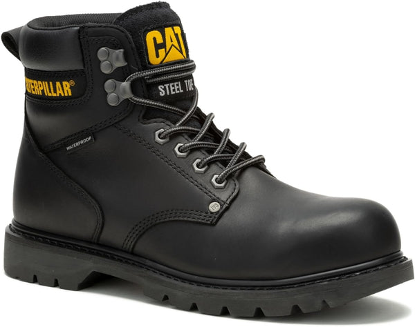 Caterpillar Men's SECOND SHIFT WP ST Work Boots Black