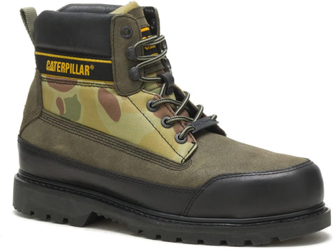 Caterpillar Men's UTAH Steel Toe Work Industrial Black Boots