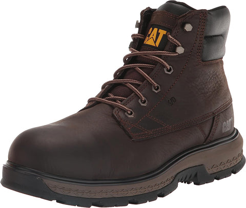 Caterpillar Men's ABE CANVAS 6" Lace Up Leather Boots