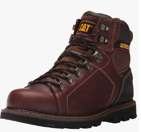 Caterpillar Men's ALASKA 2.0 Soft Toe Work Industrial Brown Boots