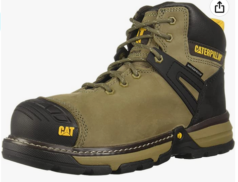 Caterpillar men's EXCAVATOR 6" Superlite WP Nano Toe Work Boots
