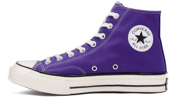 Converse Unisex CHACK 70 HI Athletic Sneakers Candy Grape