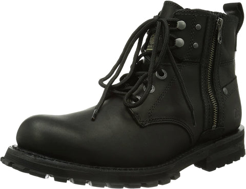 Caterpillar Men's Hoxton Motorcycle Work and Casual Boots Black