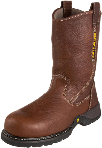 Caterpillar Men's COLT WELLINGTON Steel Toe Pull On Work Boots