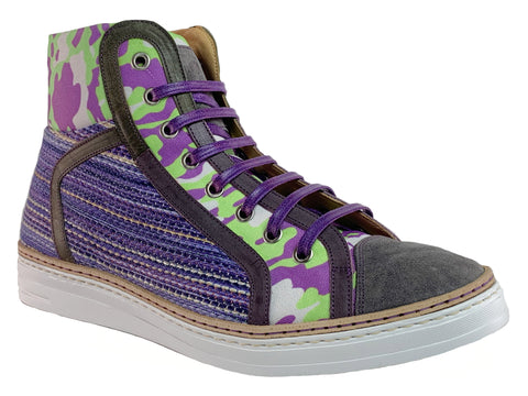 Robert Graham HIZZA HI Top Men's Chukka Fashion Sneakers Boots Shoes