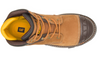 Caterpillar Women's EXCAVATOR SUPERLITE Nano Toe Work  Brown Boots