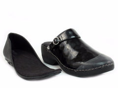Rocky 4EurSole Women's Nurse Clogs three styles in 1 pair of Shoes Black Marble