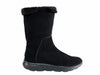 Skechers Women's ON THE GO Casual Winter Warm Black Suede Boots