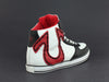 True Religion ACE HI Leather Men's Casual Fashion White Black Red Sneakers