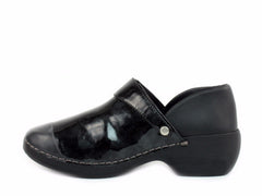 Rocky 4EurSole Women's Nurse Clogs three styles in 1 pair of Shoes Black Marble