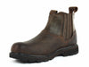 Skechers Blaine ORSEN Pull On Men's Work Casual Dark Brown Leather Boots