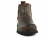 Skechers Blaine ORSEN Pull On Men's Work Casual Dark Brown Leather Boots