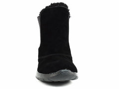 Skechers GO WALK Chugga Women's Casual Ankle Winter Warm Black Suede Boots