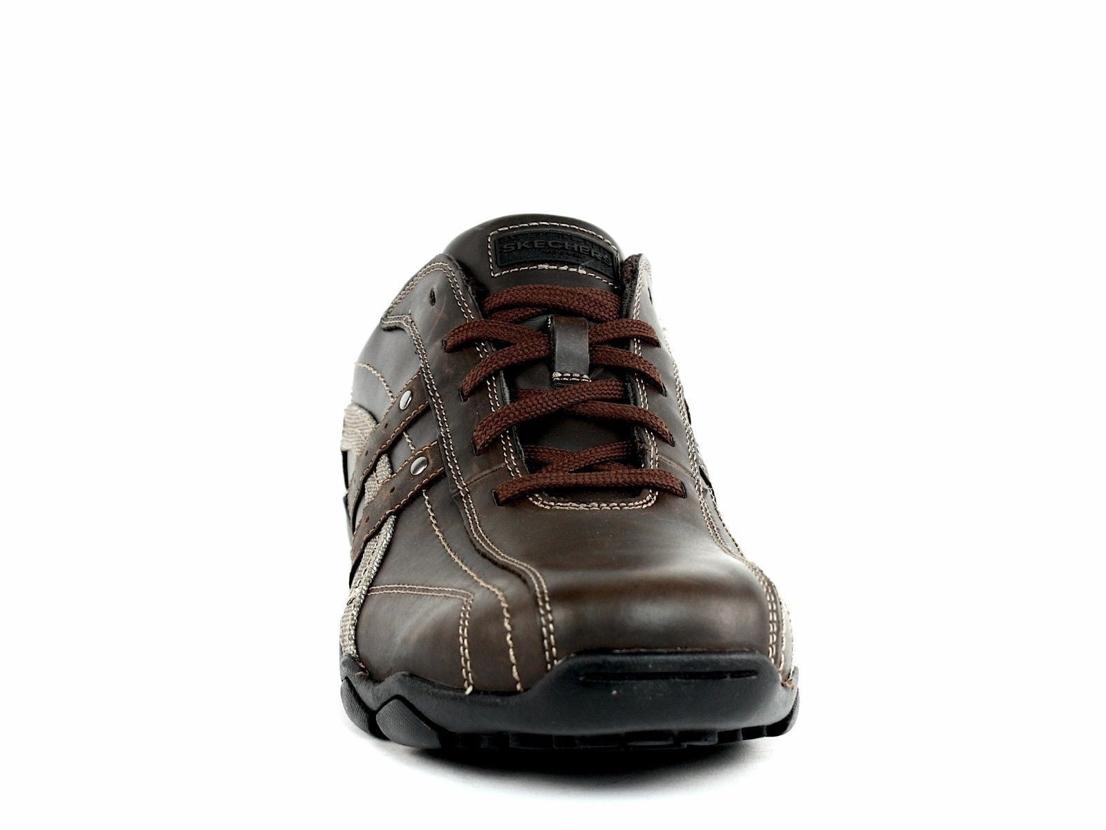 Maladroit viool voorkomen Skechers BLAKE Oxford Men's Work Casual Brown Leather Shoes Sneakers –  ShoeVariety.com