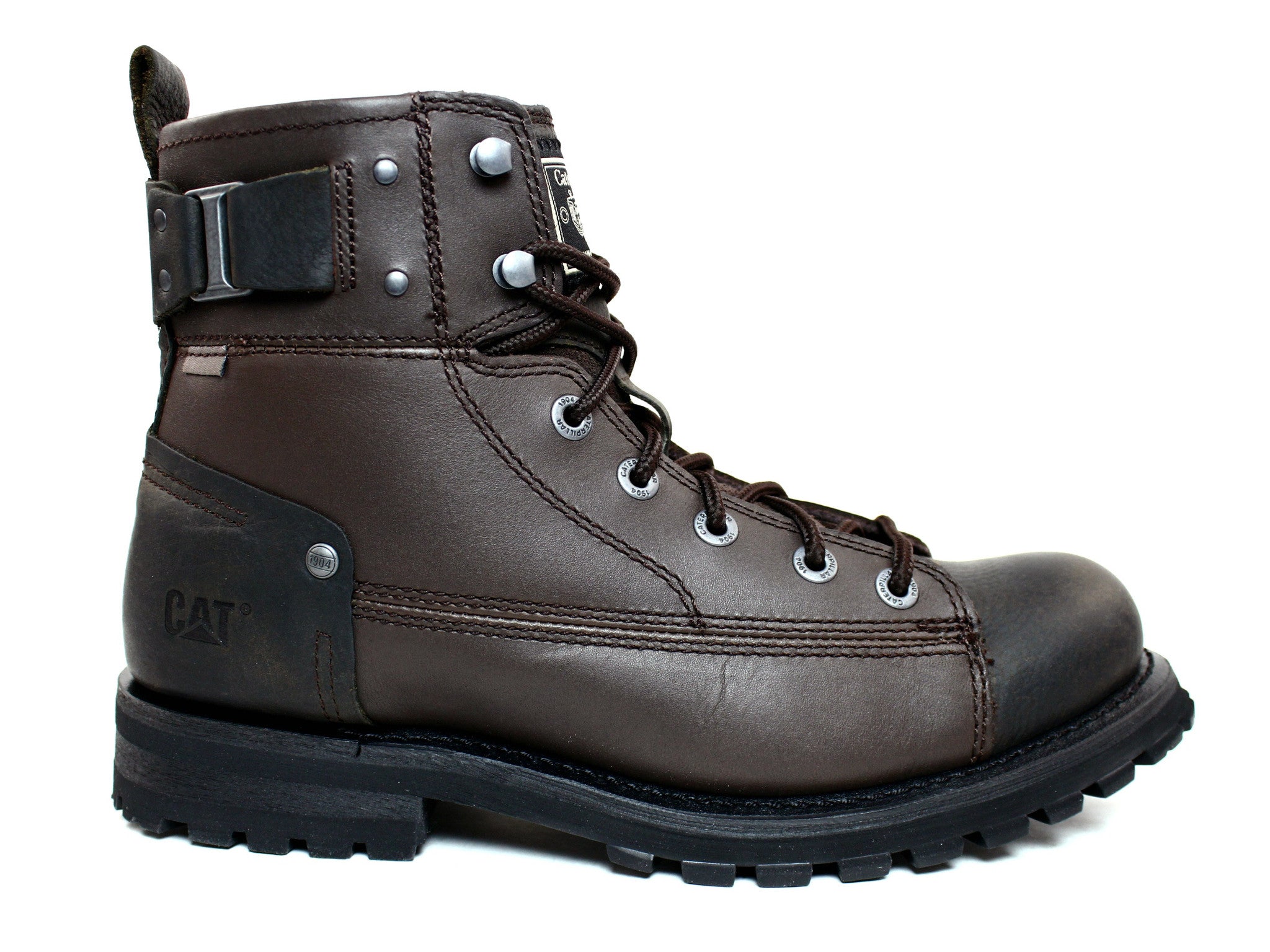 Caterpillar Men s Brent Motorcycle Work Casual Olive Boots